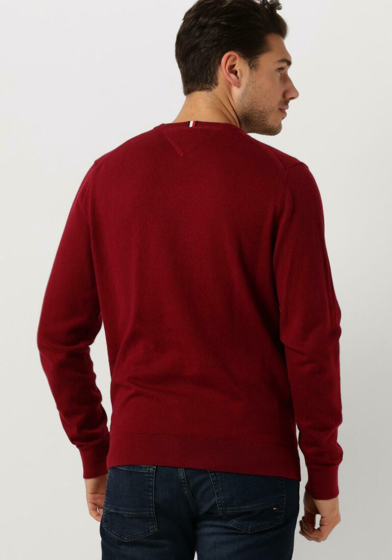 TOMMY HILFIGER rode tommy hilfiger trui pima org ctn cashmere crew neck