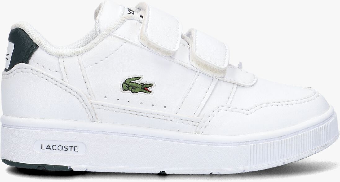 LACOSTE witte lacoste lage sneakers t-clip k
