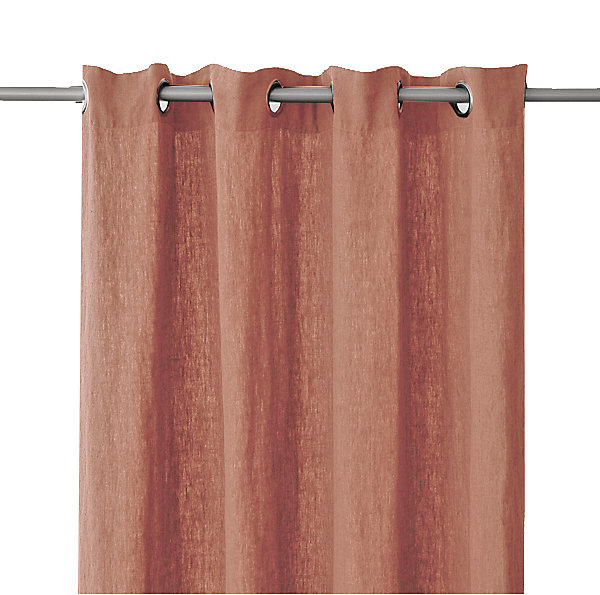 Rideau Cameo Deko & Co vieux rose L.250 x l.140 cm