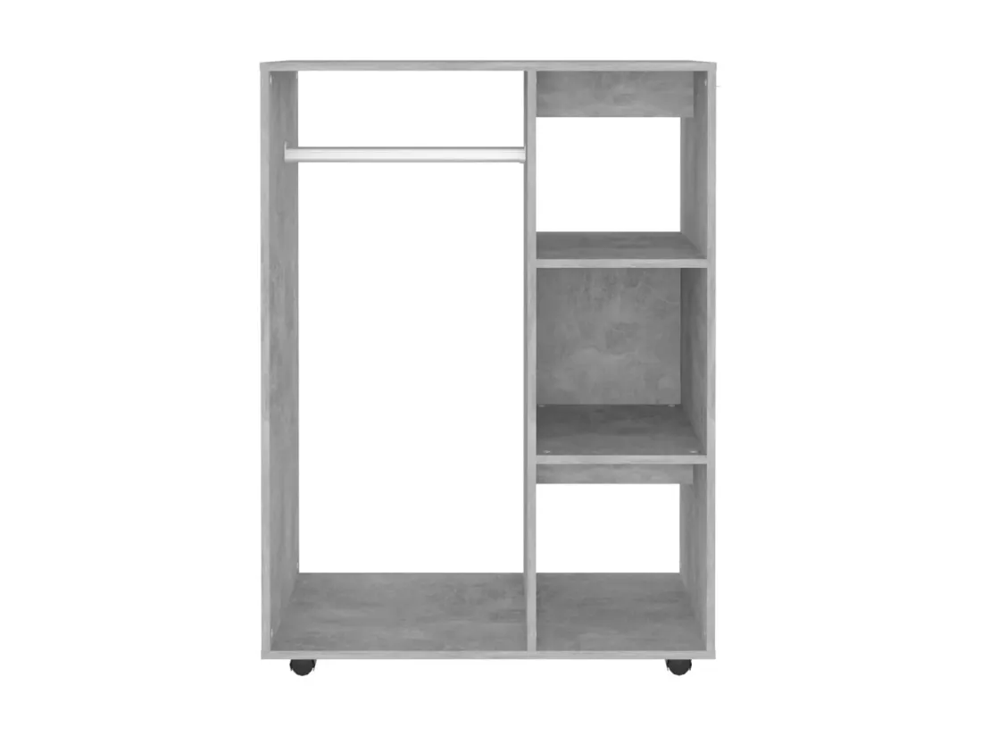 Garde-robe Gris béton 80x40x110