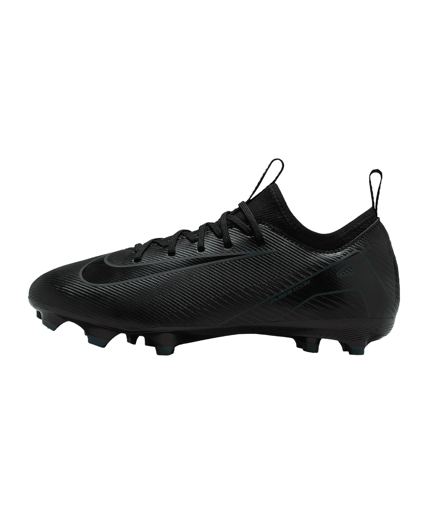 Nike Jr Air Zoom Mercurial Vapor XVI Academy FG/MG Shadow Kids Schwarz F002