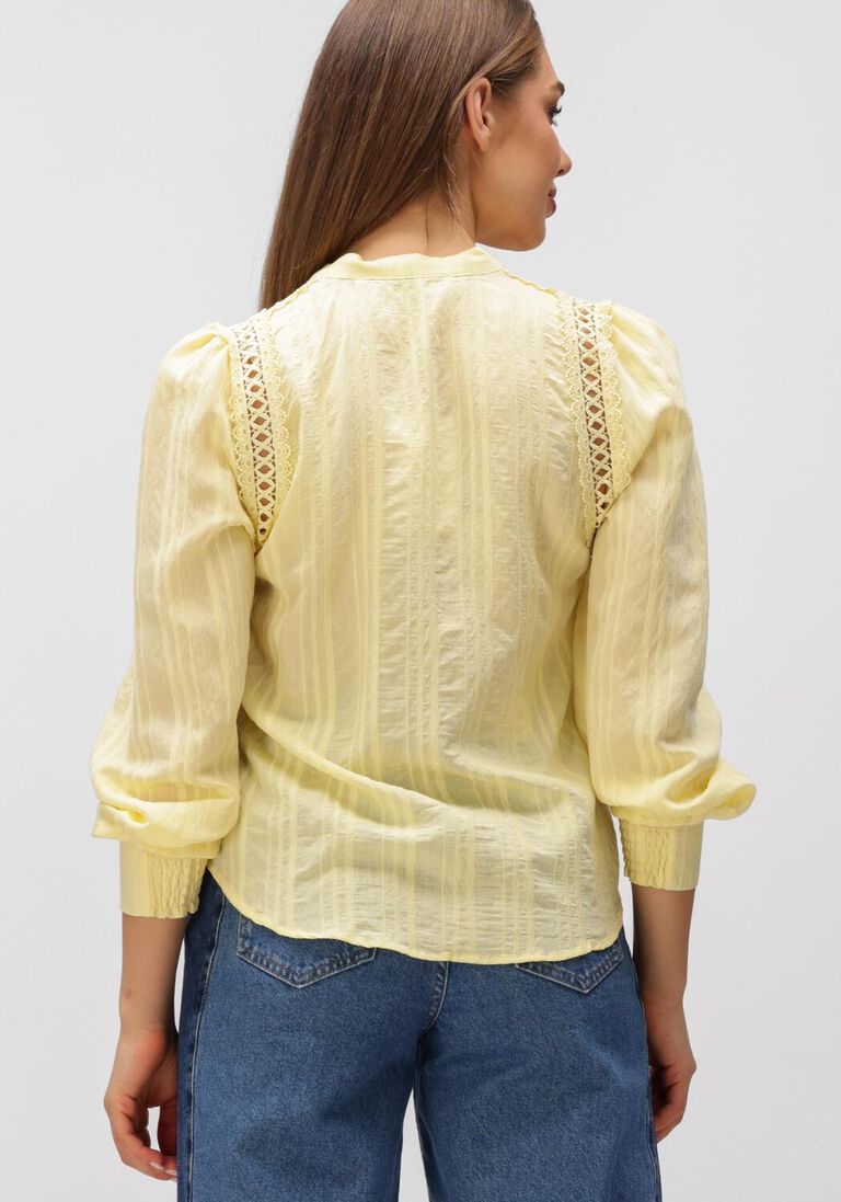 gele co'couture top kesi lace v-shirt