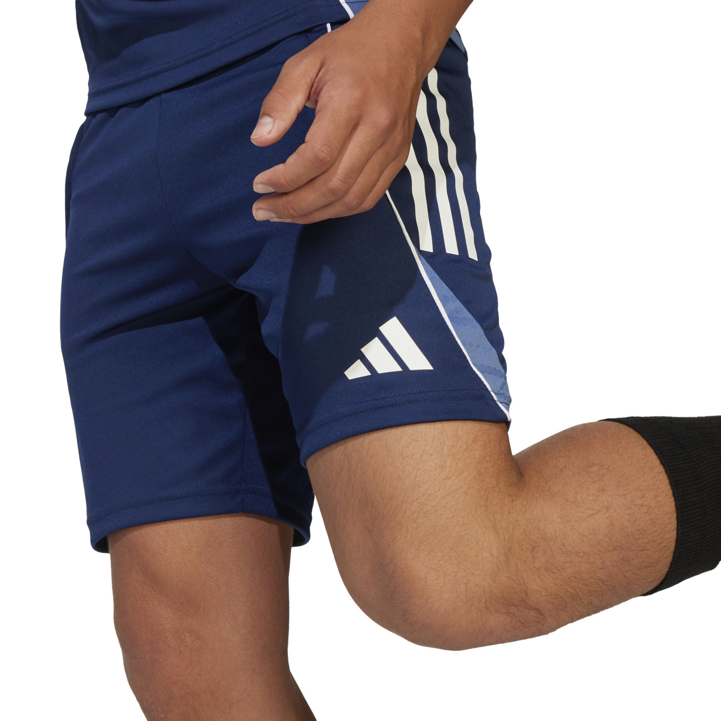 Adidas Tiro 25 Competition Trainingsbroekje Kids Donkerblauw Wit Lichtblauw
