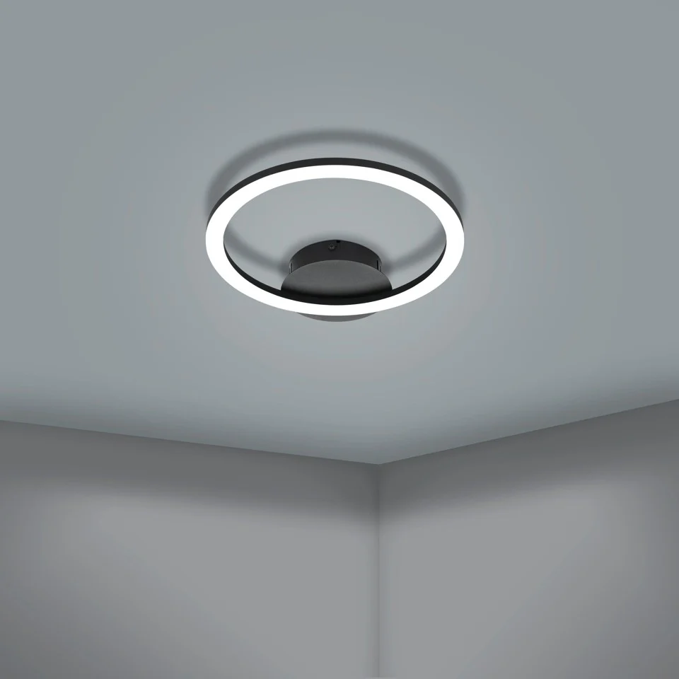EGLO - Paranday-Z loftlampe cirkel sort 34x30 - TW - Zigbee, Bluetooth