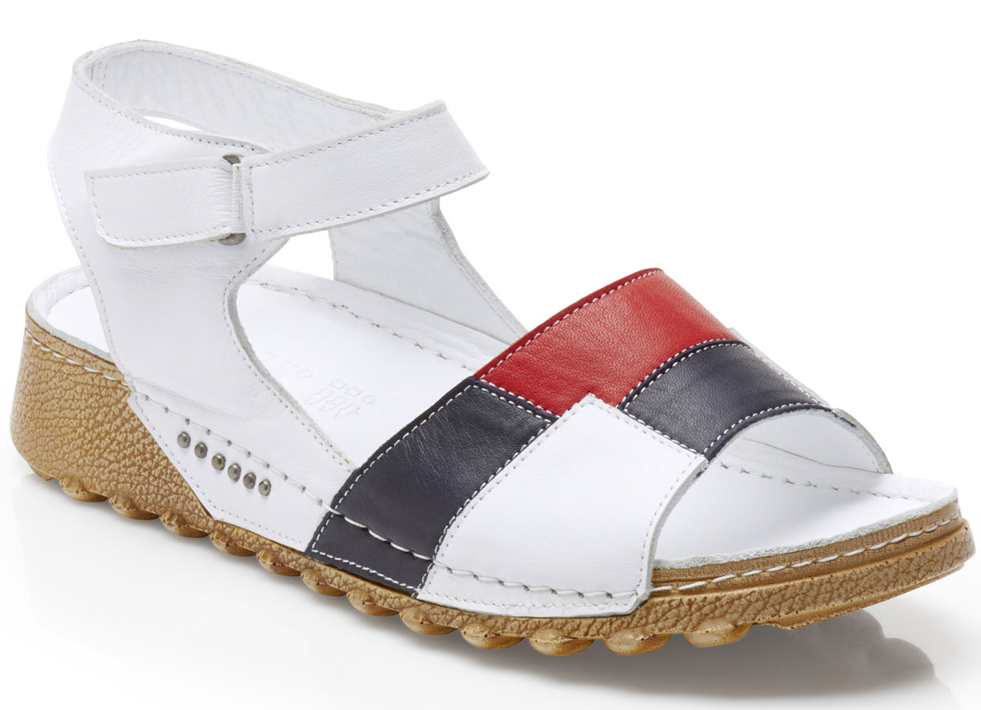 Gemini Sandale aus schattiertem Rind-Nappaleder