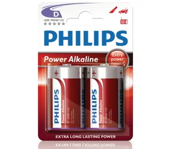 Philips Power Life LR20P2B - Batteri 2 x D - Alkalisk