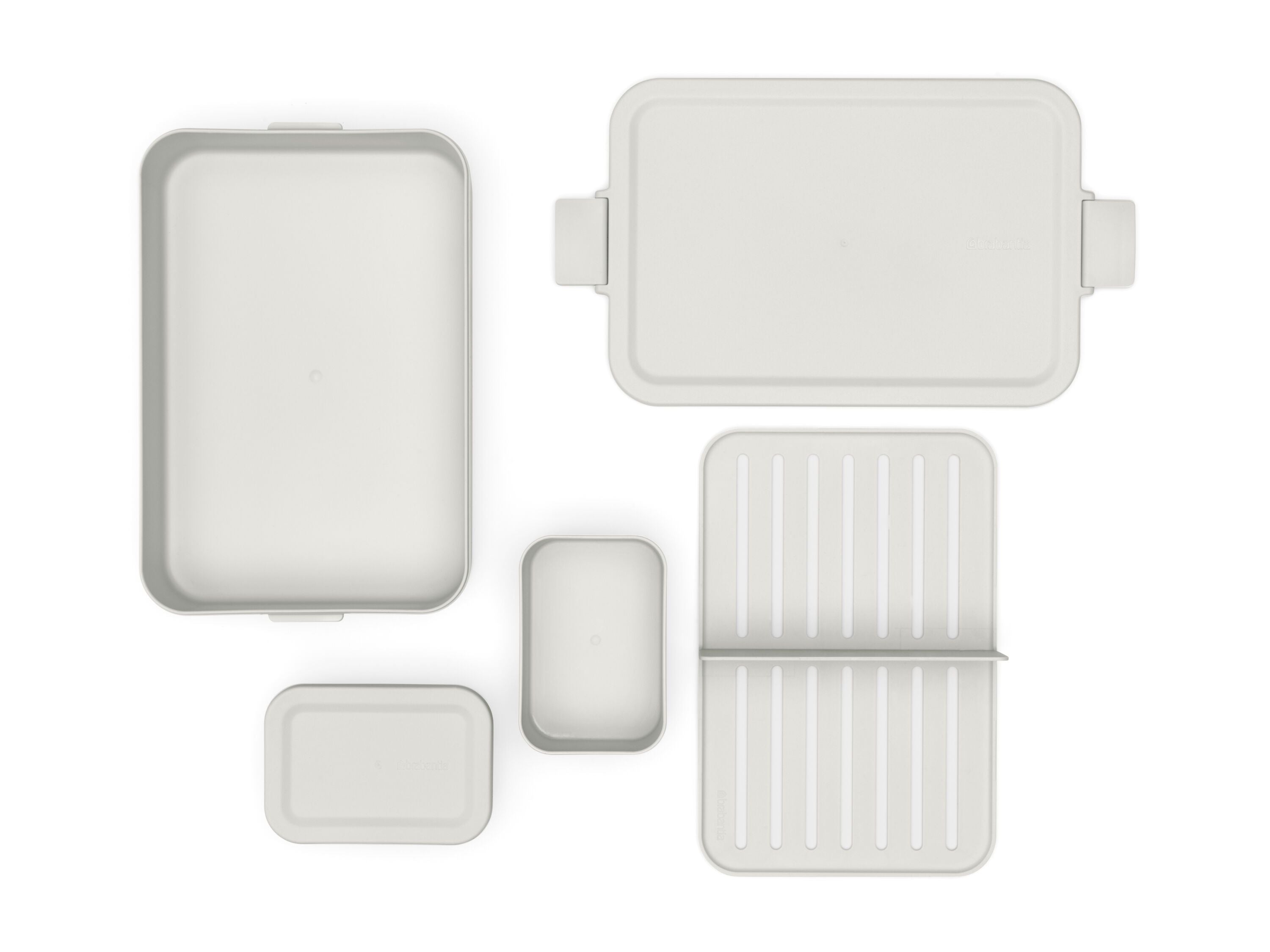brabantia MAKE & TAKE Lunchbox - Hellgrau / B: 25.5 x T: 16.7 x H: 6.2
