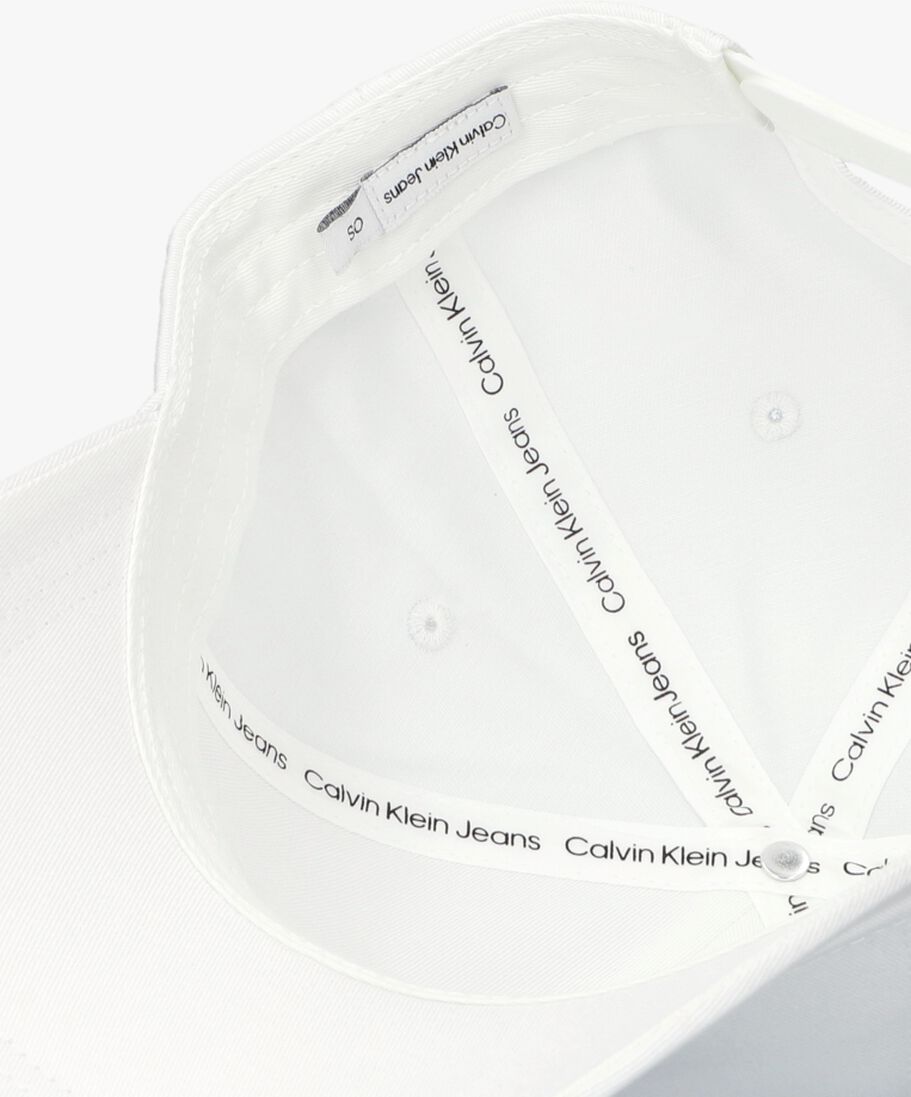 CALVIN KLEIN witte calvin klein pet institutional cap
