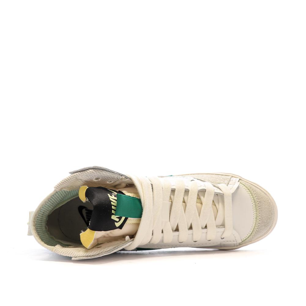 Nike Baskets Blanches/Vertes Homme Nike Blazer Mid '77