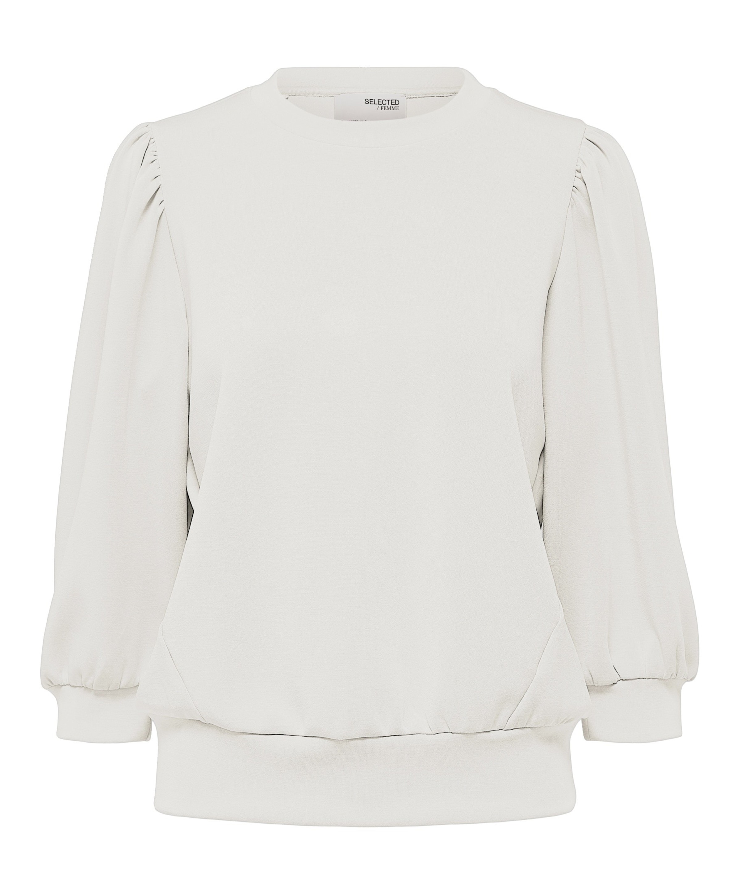 Selected Dames sweater ecru