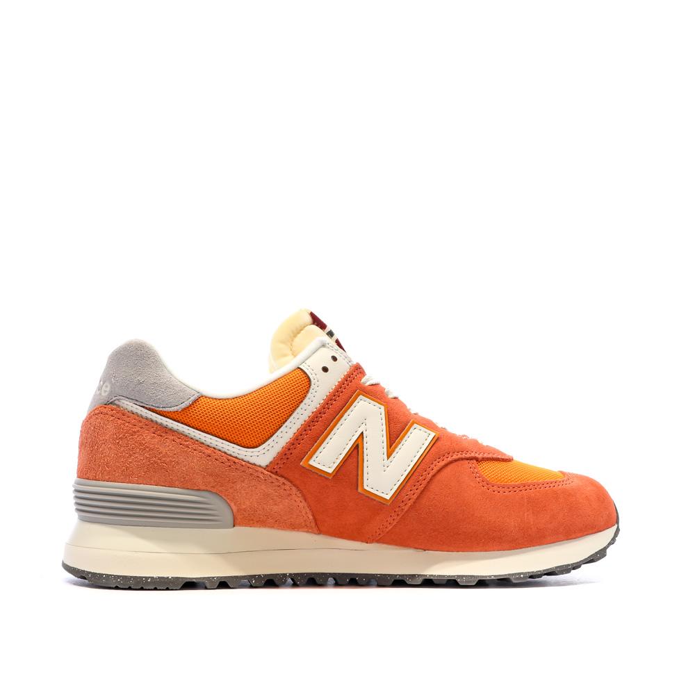 New Balance Baskets Orange/Gris Homme New Balance 574