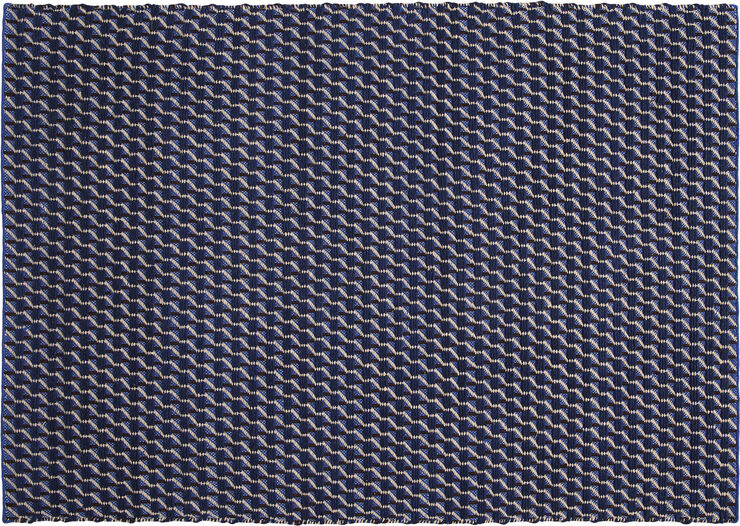 Hay Channel Rug-60 x 200-Blue, white