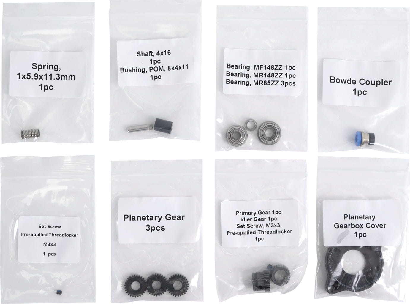 LDO Motors  Extruder Parts (ohne Motor), Positron V3.2    Extruder Ersatzteile