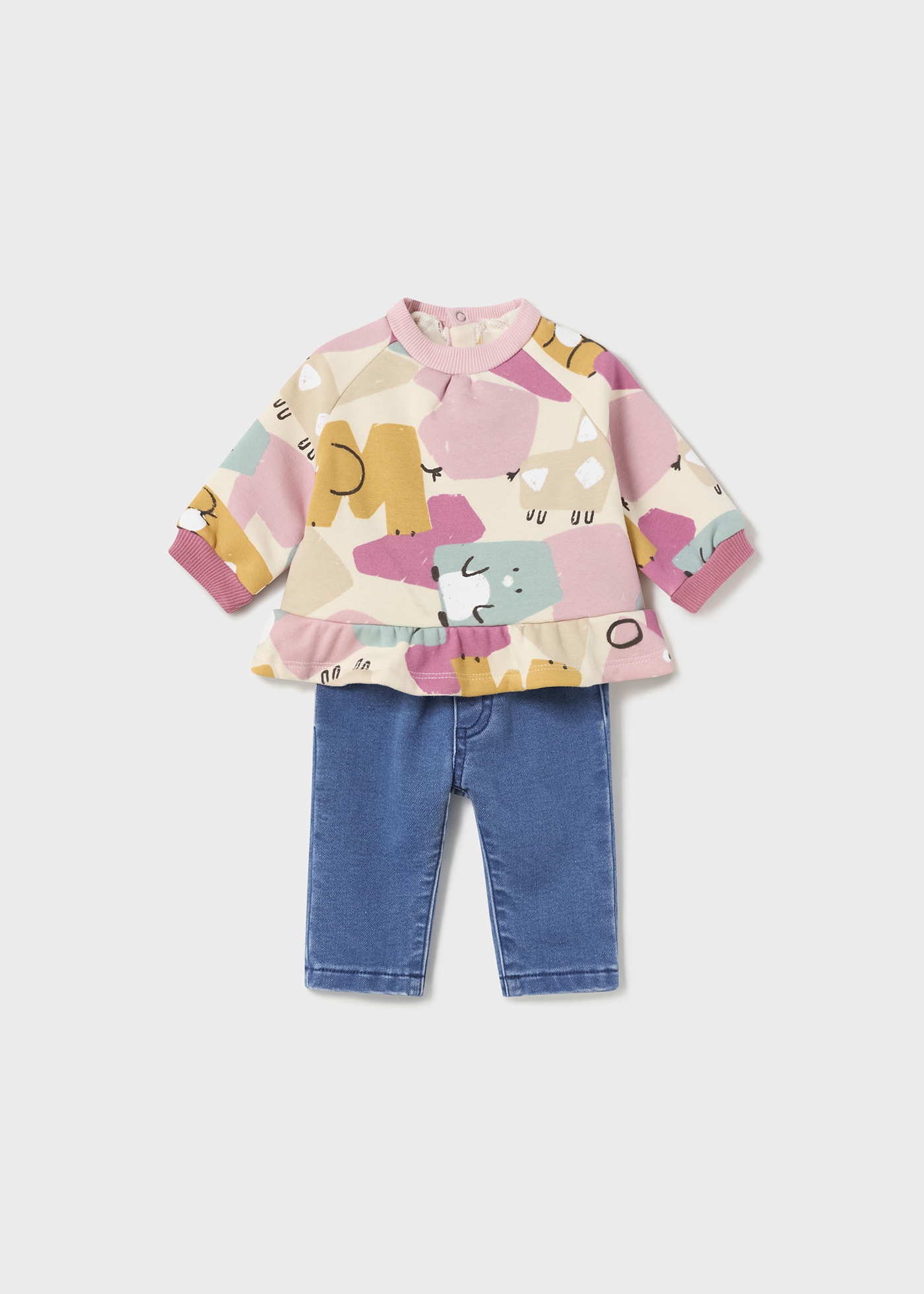 Conjunto de duas peças Better Cotton para recém-nascidos