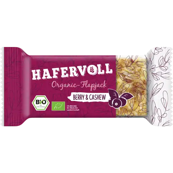 Bio Organic Flapjack Berry & Cashew