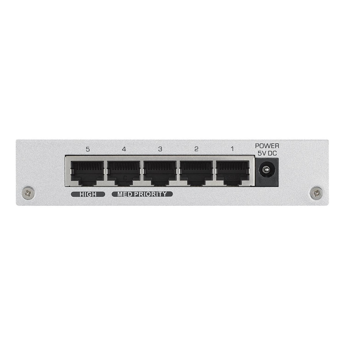 ZyXEL GS-105B. 5-ports Gigabitswitch, metall, sølv