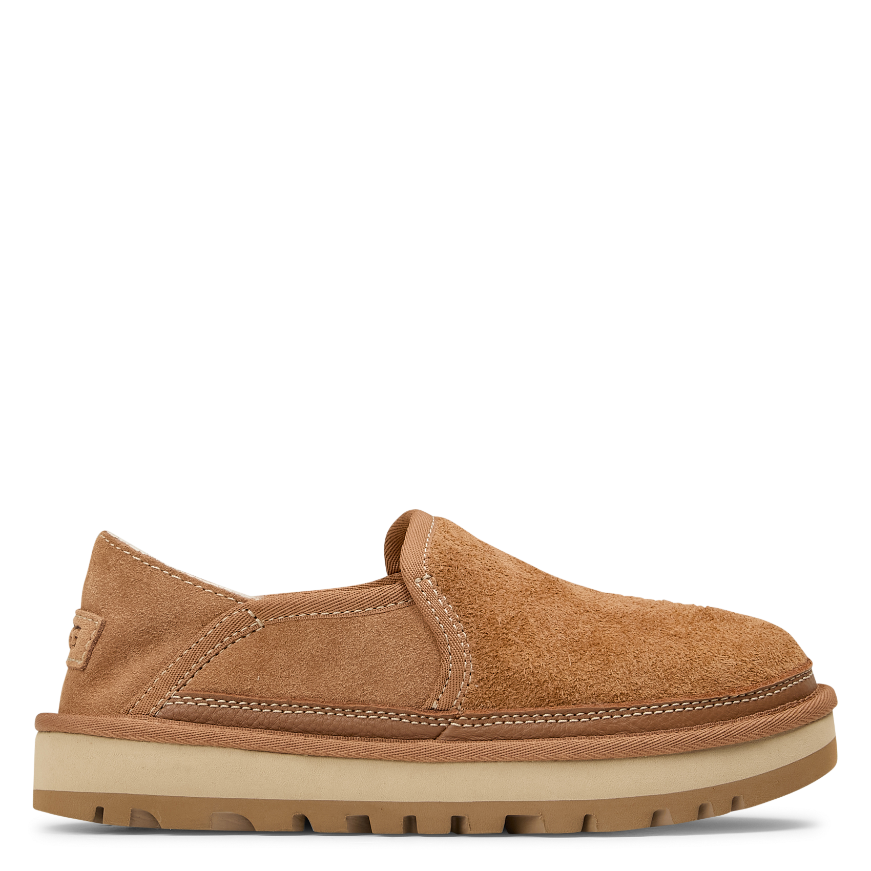 HAYDEN - Chaussons en cuir velours | Marron