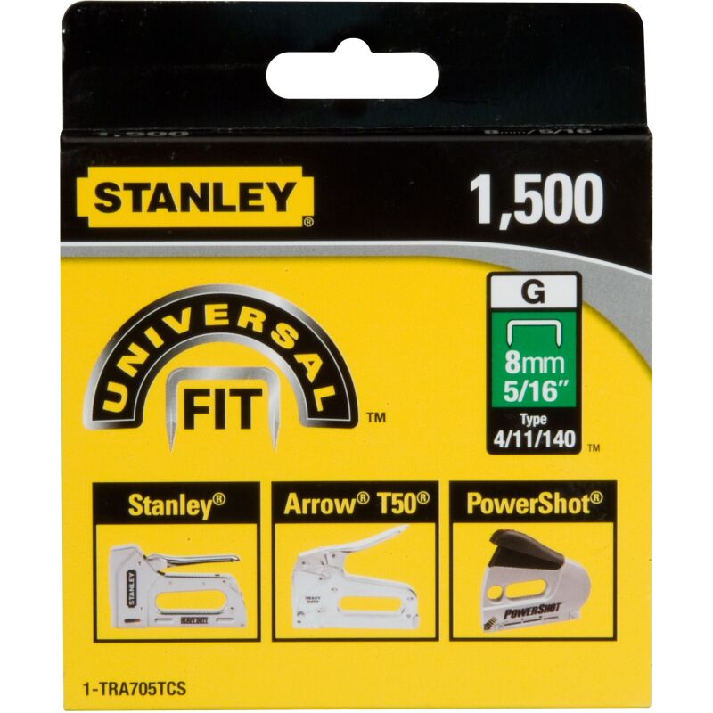 Agrafes 8 mm type G - boite de 1000 pièces