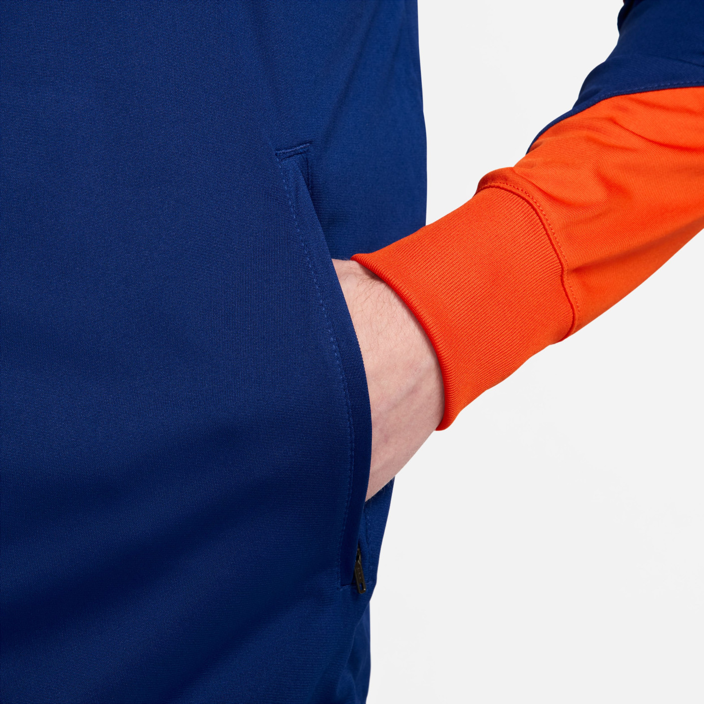 Nike Nederland Strike Trainingspak Hooded Full-Zip 2024-2026 Blauw Oranje