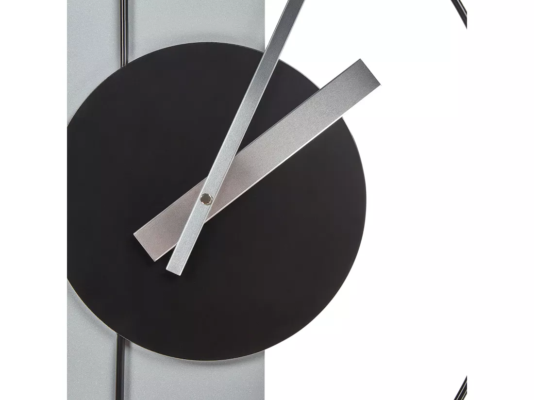 Horloge murale CEVINS 31 cm Métal Gris clair