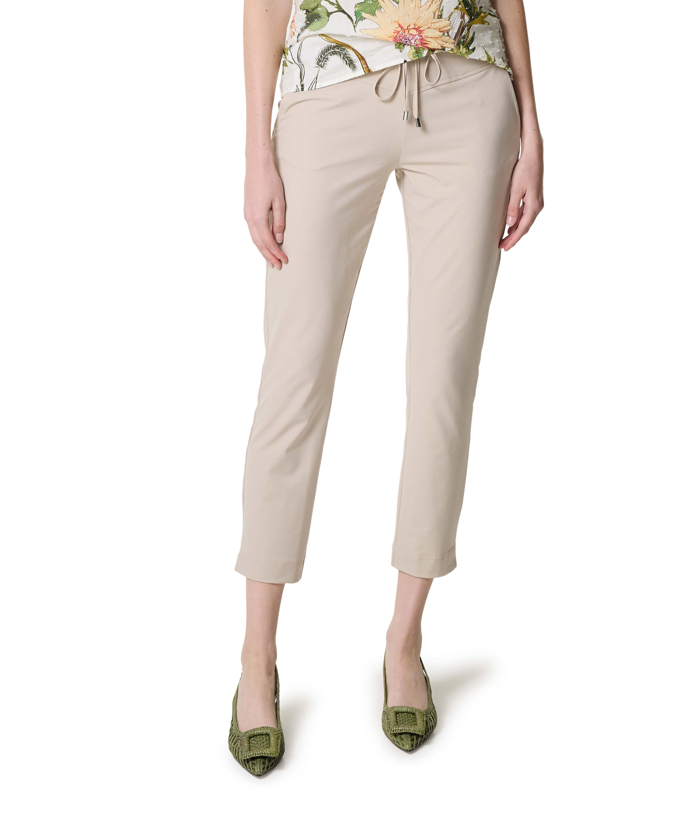 &Co Woman PAGE 7/8 TRAVEL dames broek beige