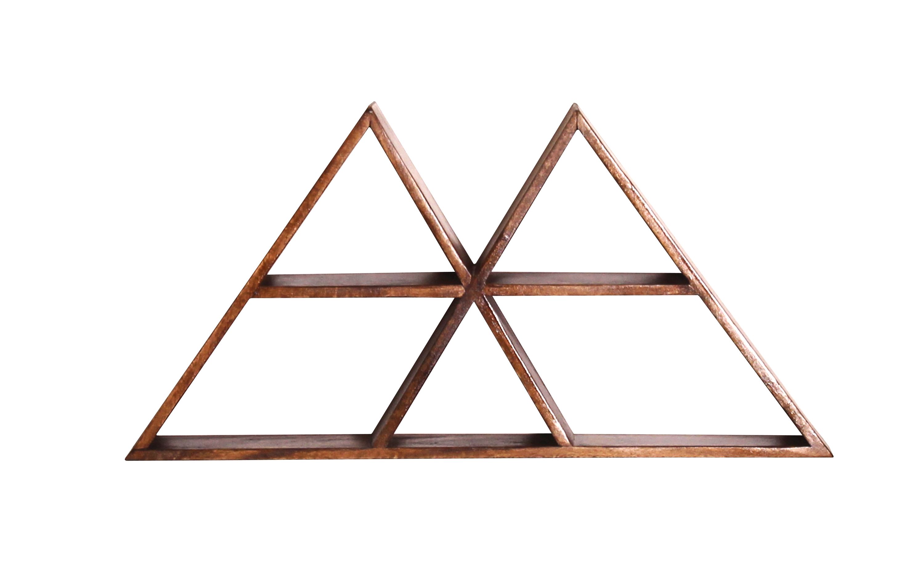 Wandregal Massivholz Bücherregal Holz Regal