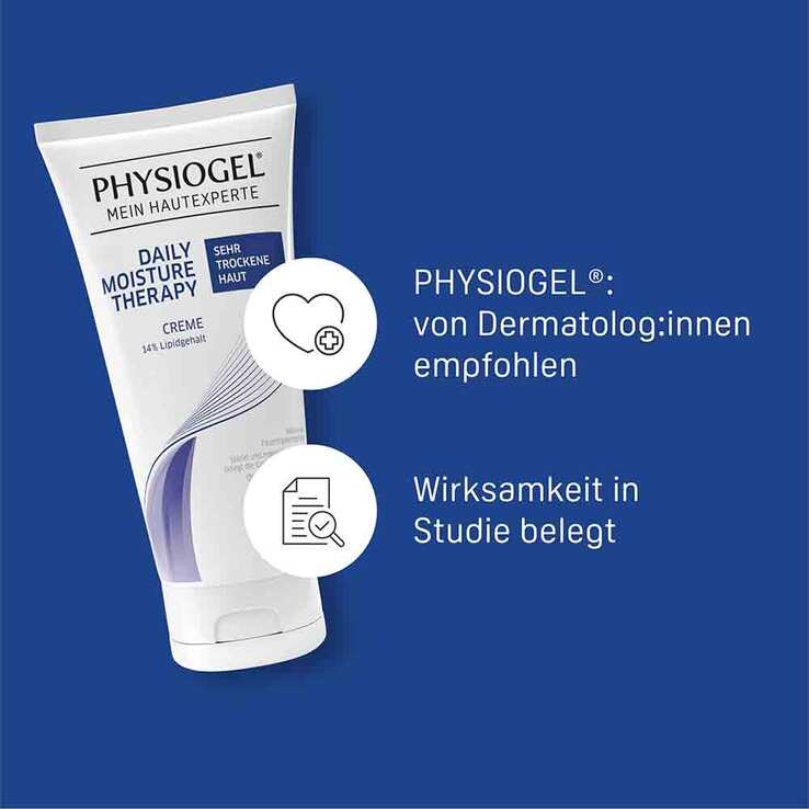 Physiogel Daily Moisture Therapy für sehr trockene Haut Creme , 75 ml