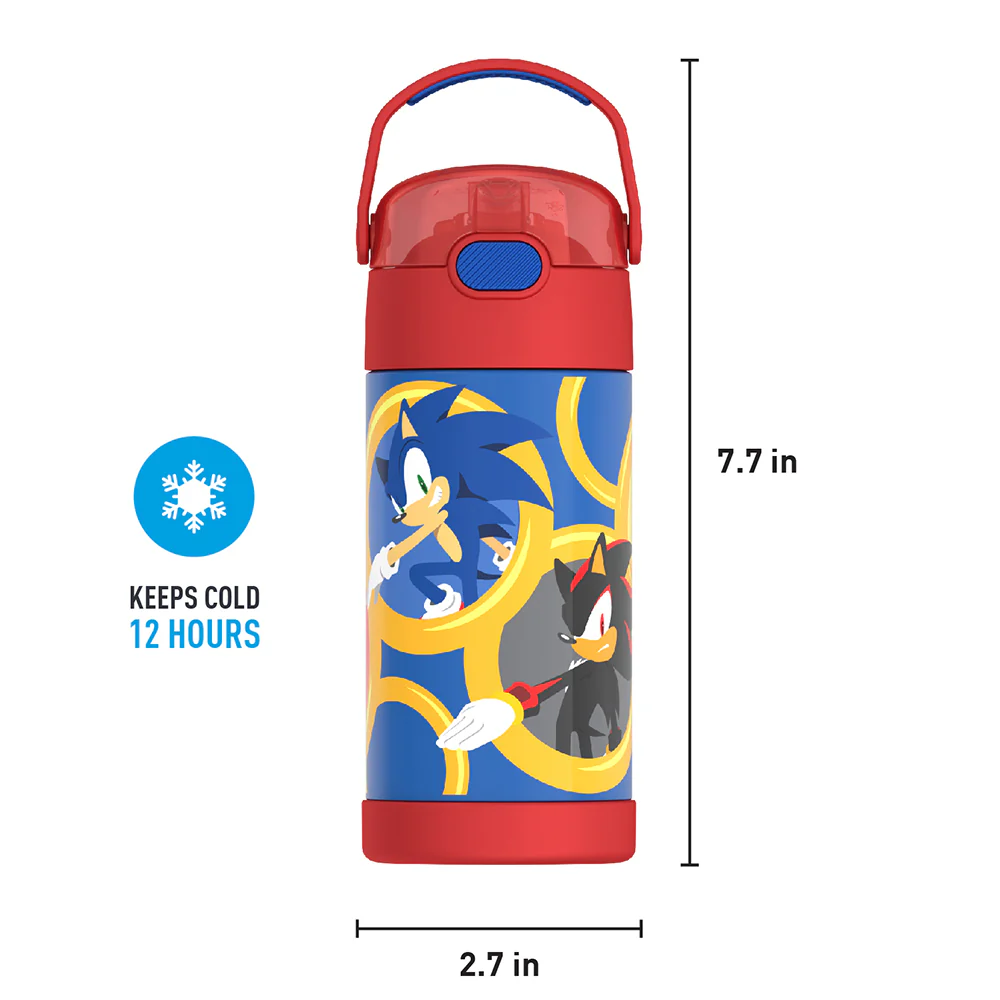 12oz FUNTAINER® WATER BOTTLE SONIC THE HEDGEHOG™