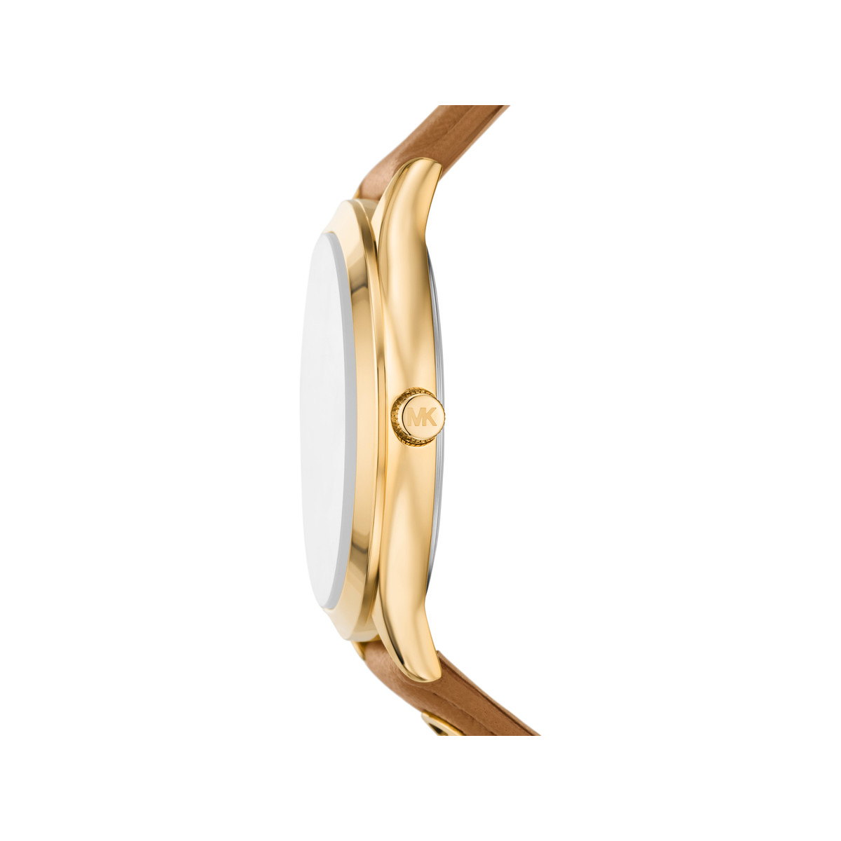 Montre MICHAEL KORS slim runway femme bracelet cuir marron