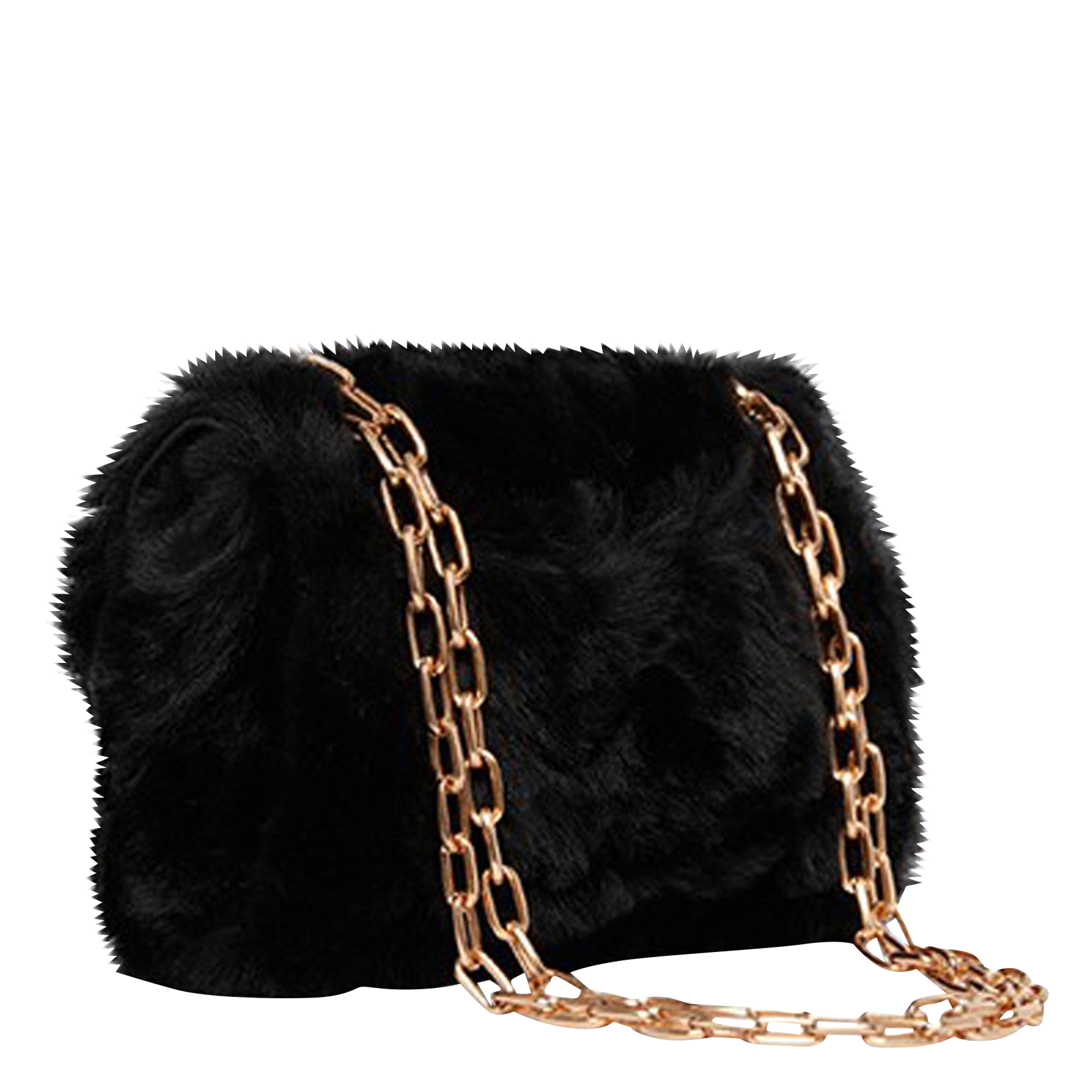 NANO MOON - Sac bandoulière matelassé en cuir | Noir