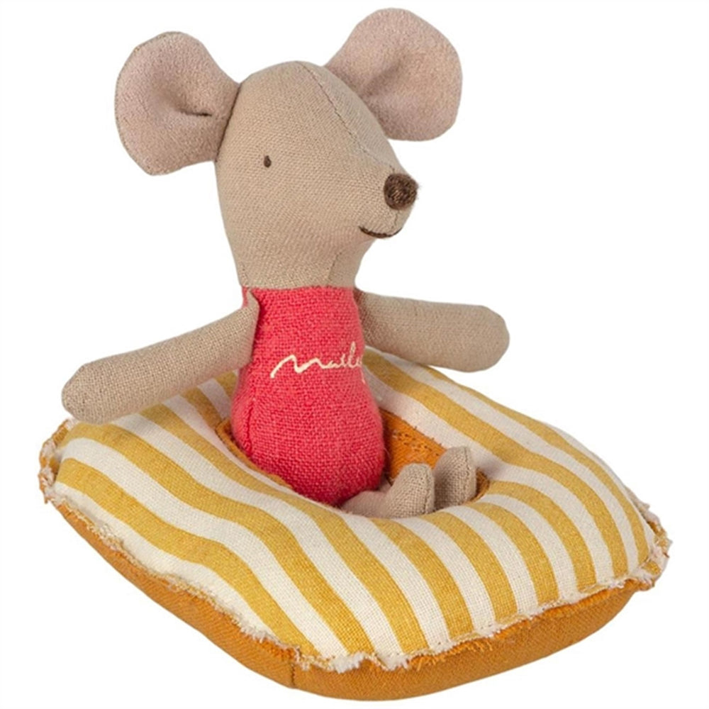 Gummibåd Yellow Stripe - Maileg → Luksusbaby.dk