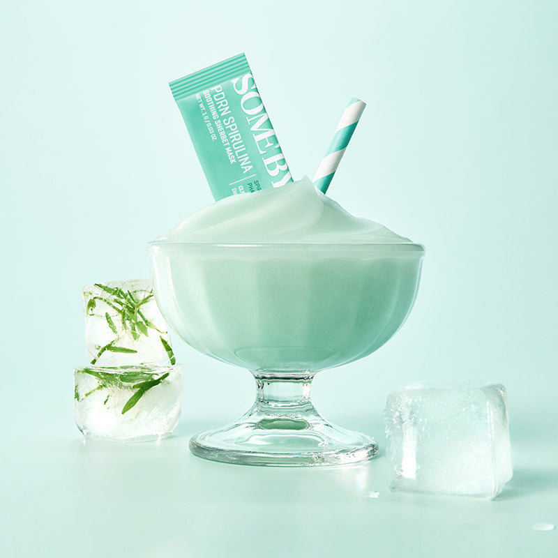 PDRN Spirulina Soothing Sherbet Mask
