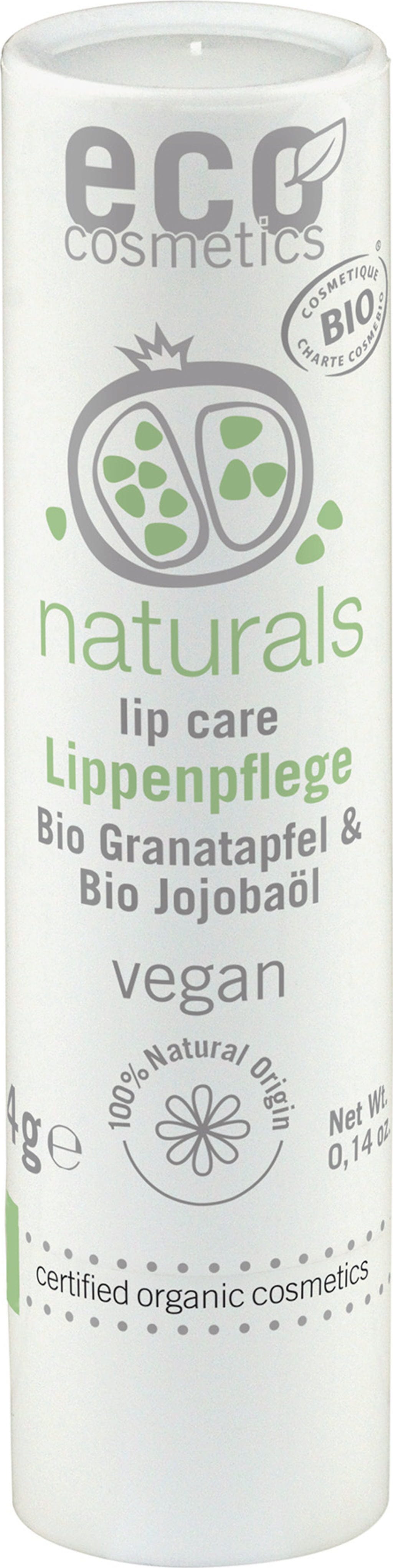 eco cosmetics  Lippenpflegestift Granatapfel & Jojoba, 4 g