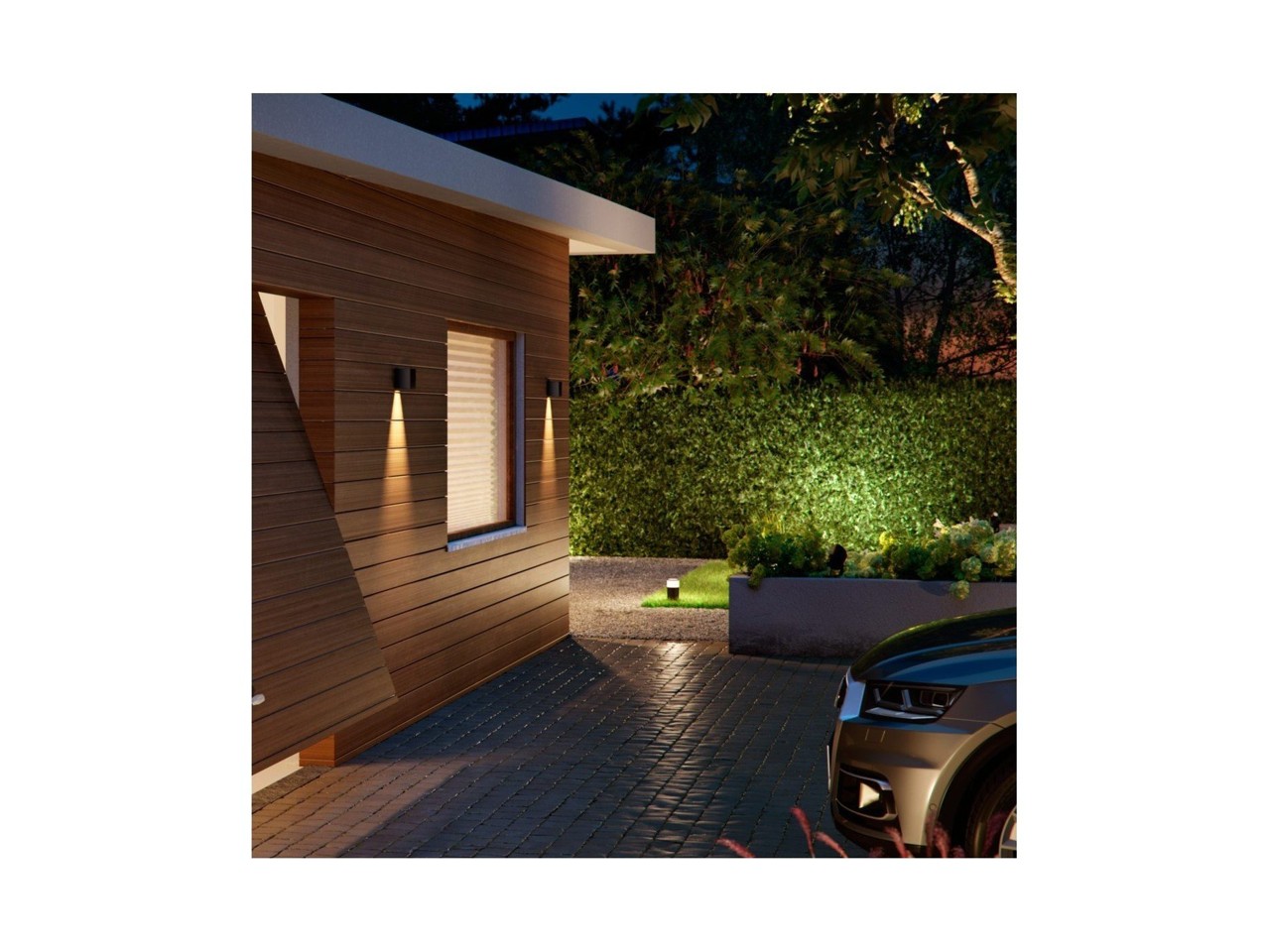 Philips Hue - 3x Downward Resonate Væglampe - Bundle