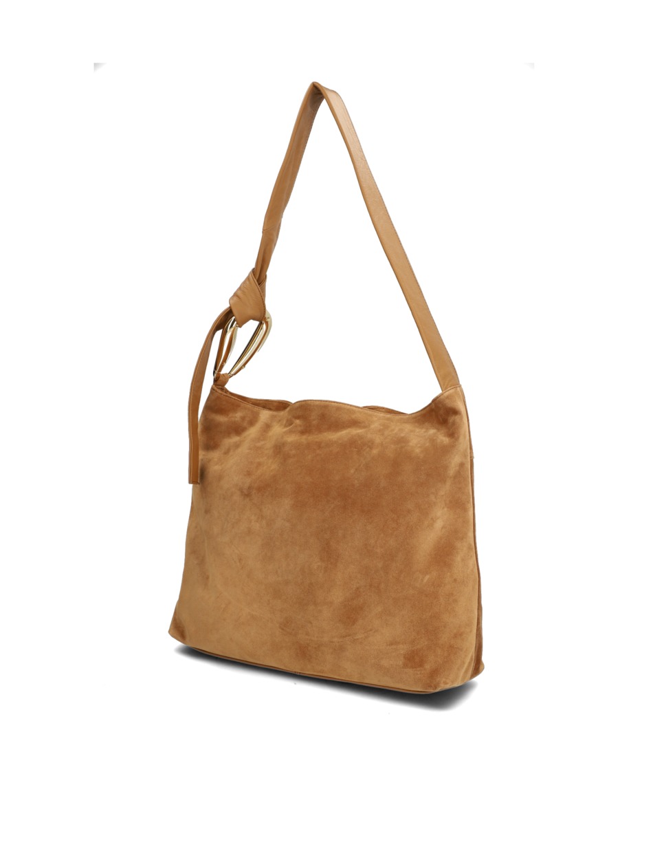 Glattleder Hobo Bag