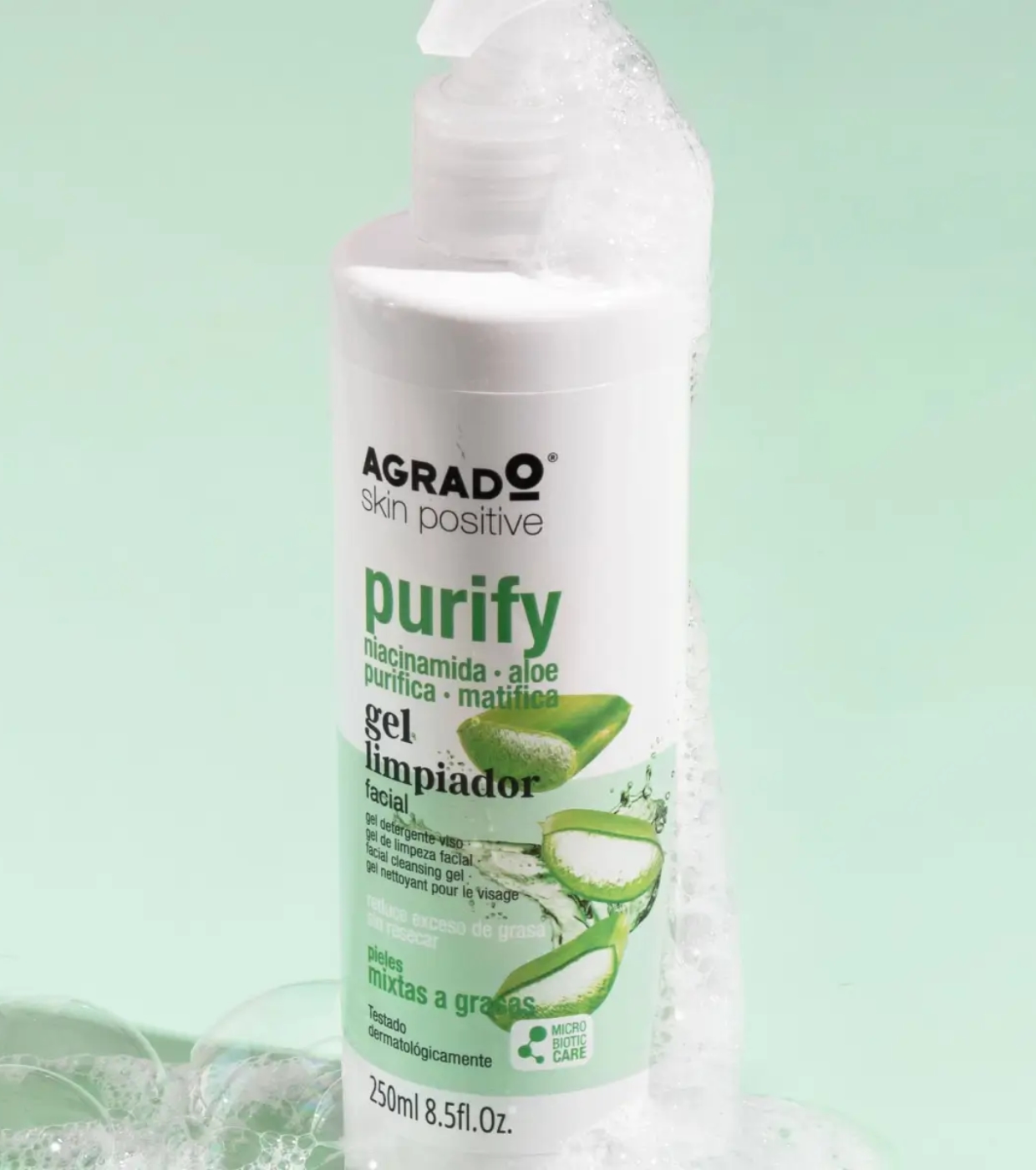 Agrado - Gel de Limpeza Facial Purify - Pele Mista a Oleosa