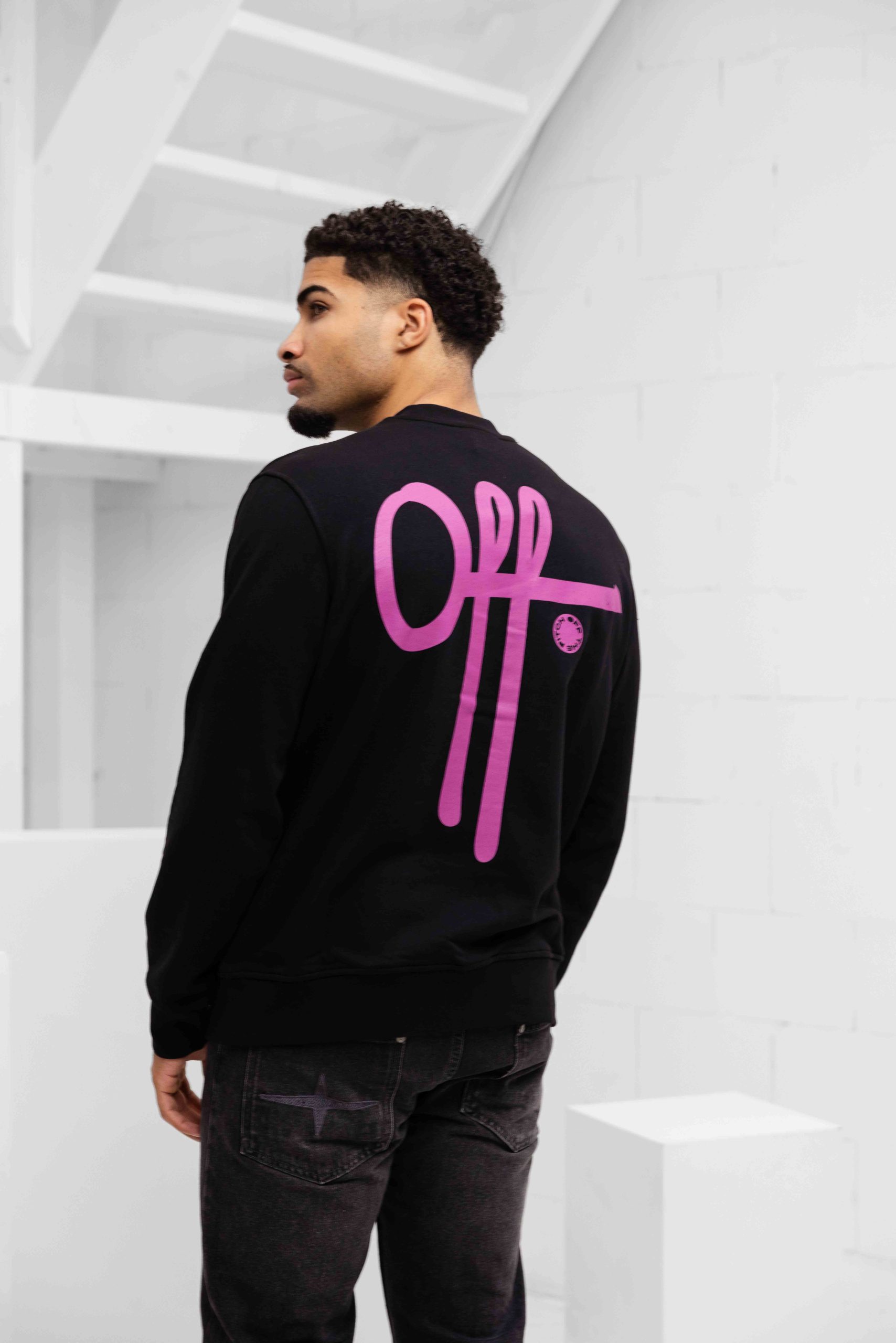 Off The Pitch Full Stop Sweater Heren Zwart