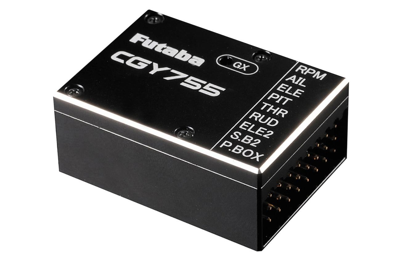 Flybarless-System CGY-755 3-Achs mit Programmierbox<br>Futaba CGY-755 Flybarless 3 Achs Gyro