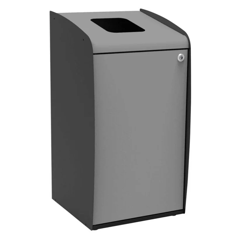 JVD – Borne de tri sélectif ouverture frontale - 80L