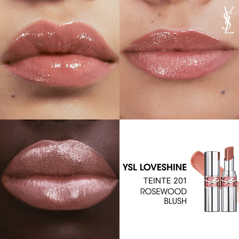 YSL LOVESHINE  ROUGE À LÈVRES BRILLANT ET SOIN - ROSEWOOD_BLUSH