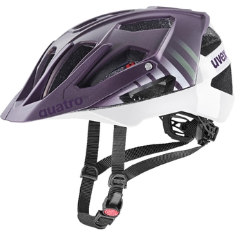 Uvex Quatro CC Helm Plum / White Matt