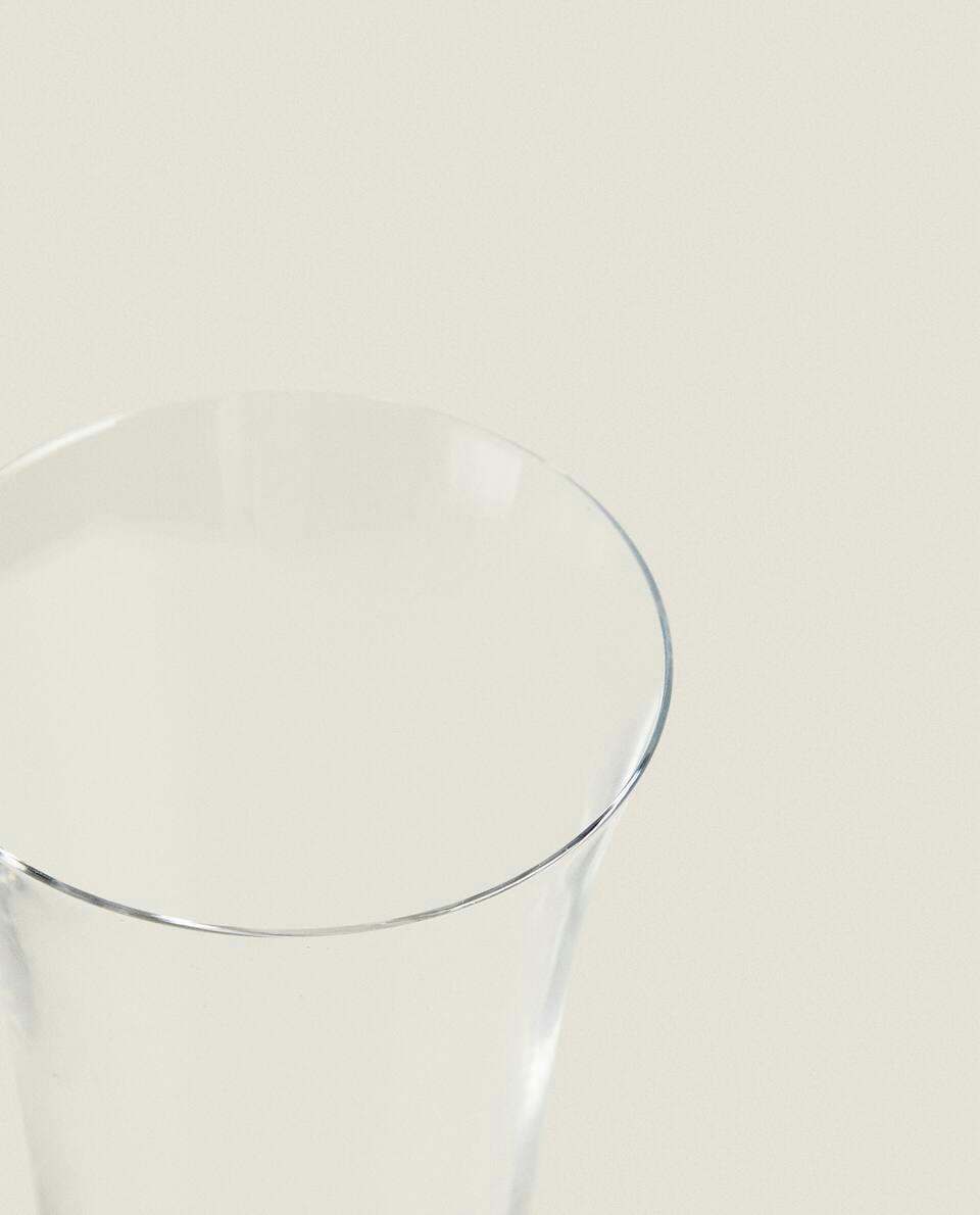 VIDRO DE CRISTAL SIMPLES PARA FLAUTA