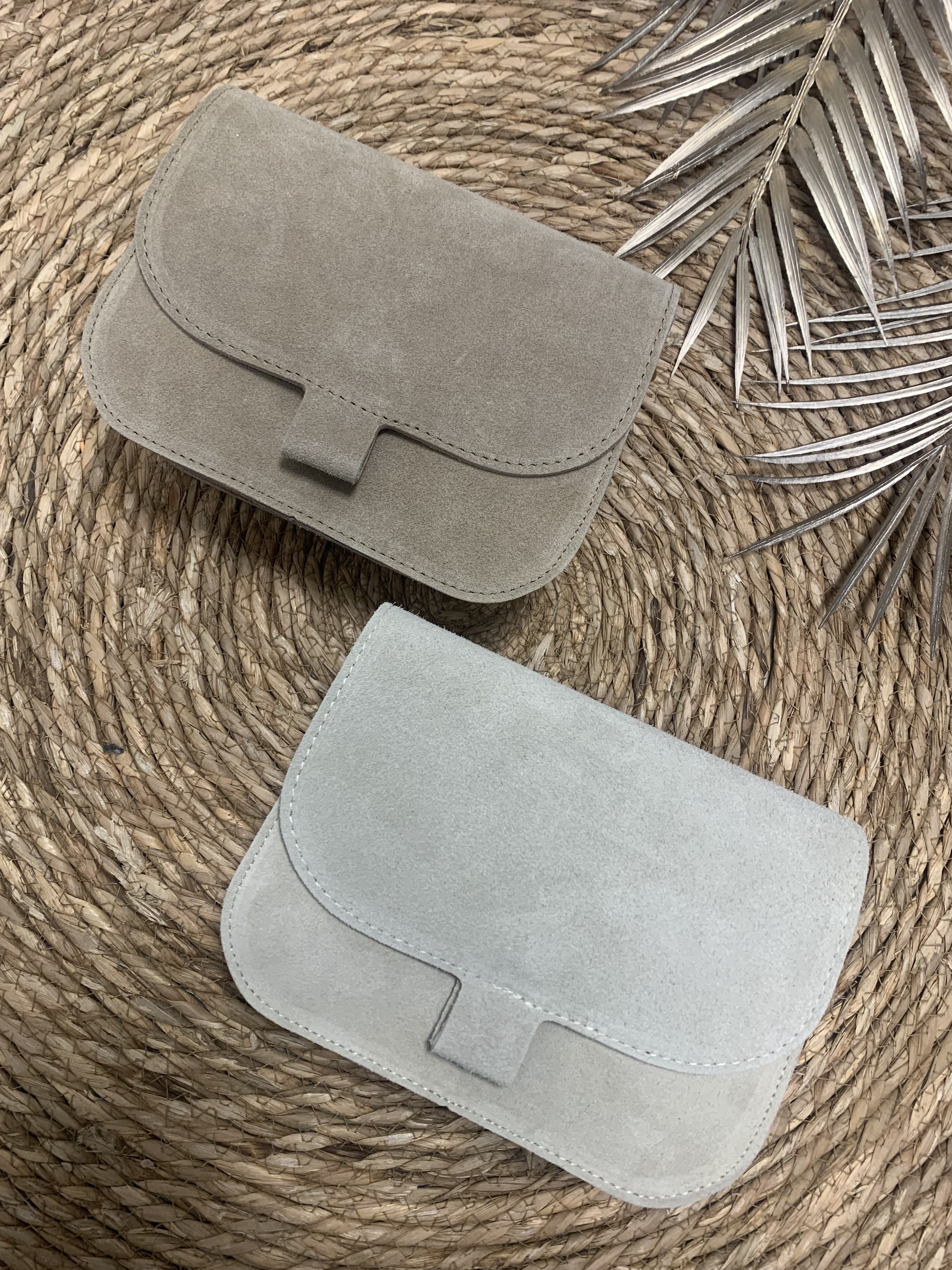 Flora Bag - Suede Ecru