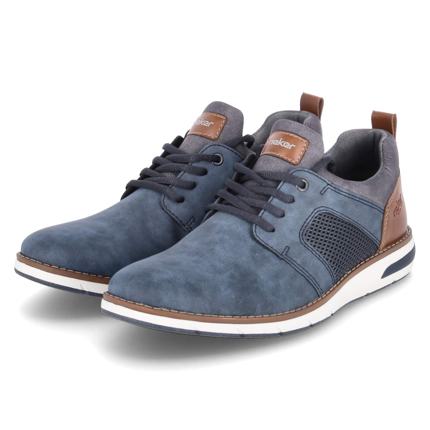 Rieker Halbschuhe - denim/atlantis/rauch/amaretto