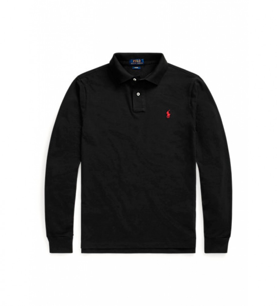 Polo Ralph Lauren Slim Fit Piqué Preto