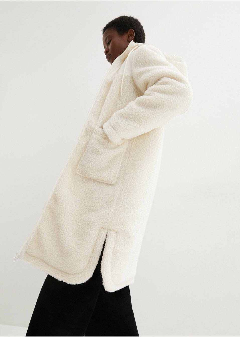 Manteau en peluche