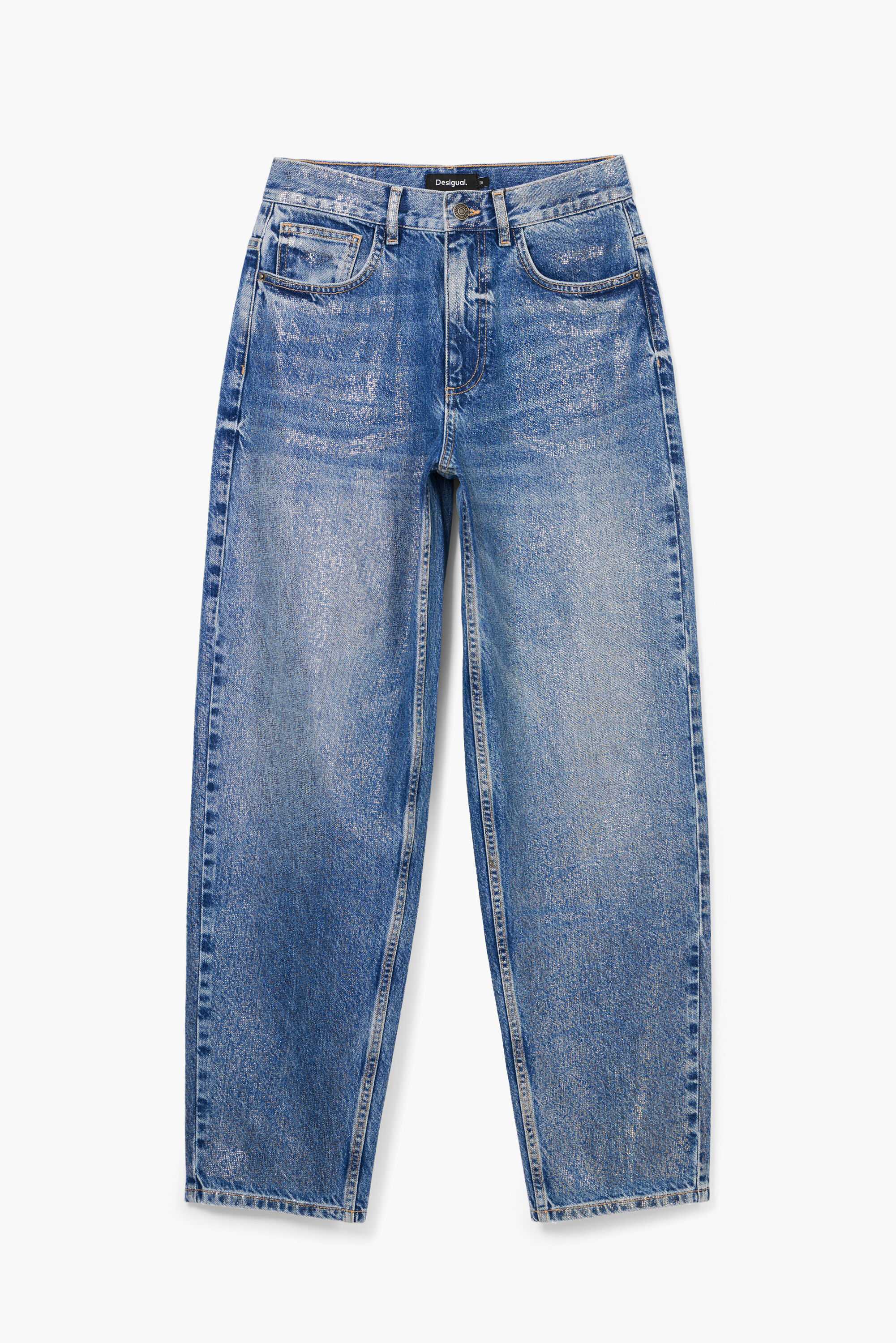 calça jeans balão