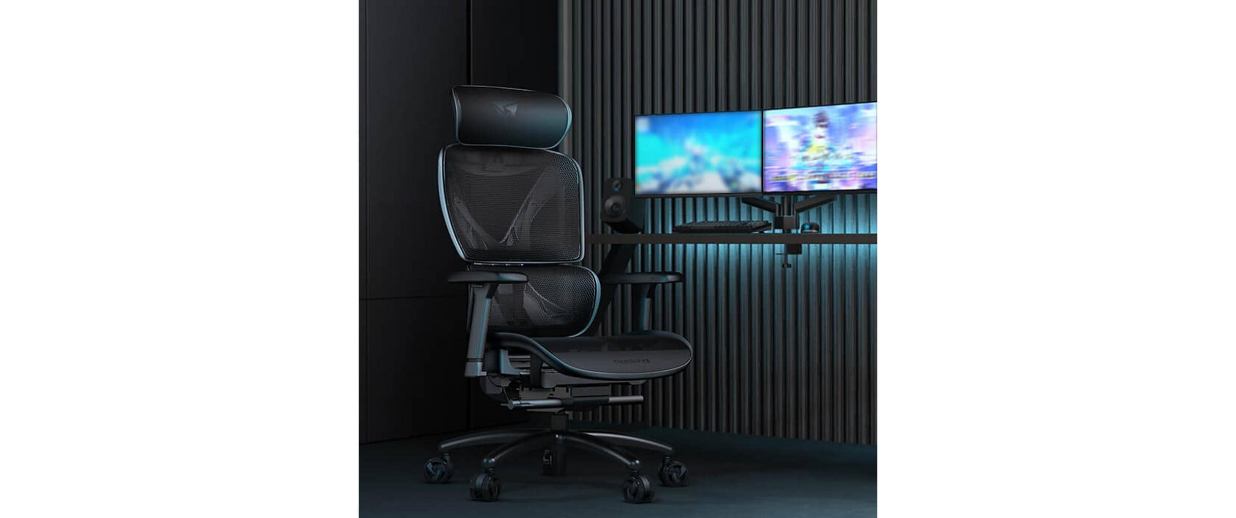 Bürostuhl XTC-Mesh Schwarz<br>Ergonomischer Bürostuhl