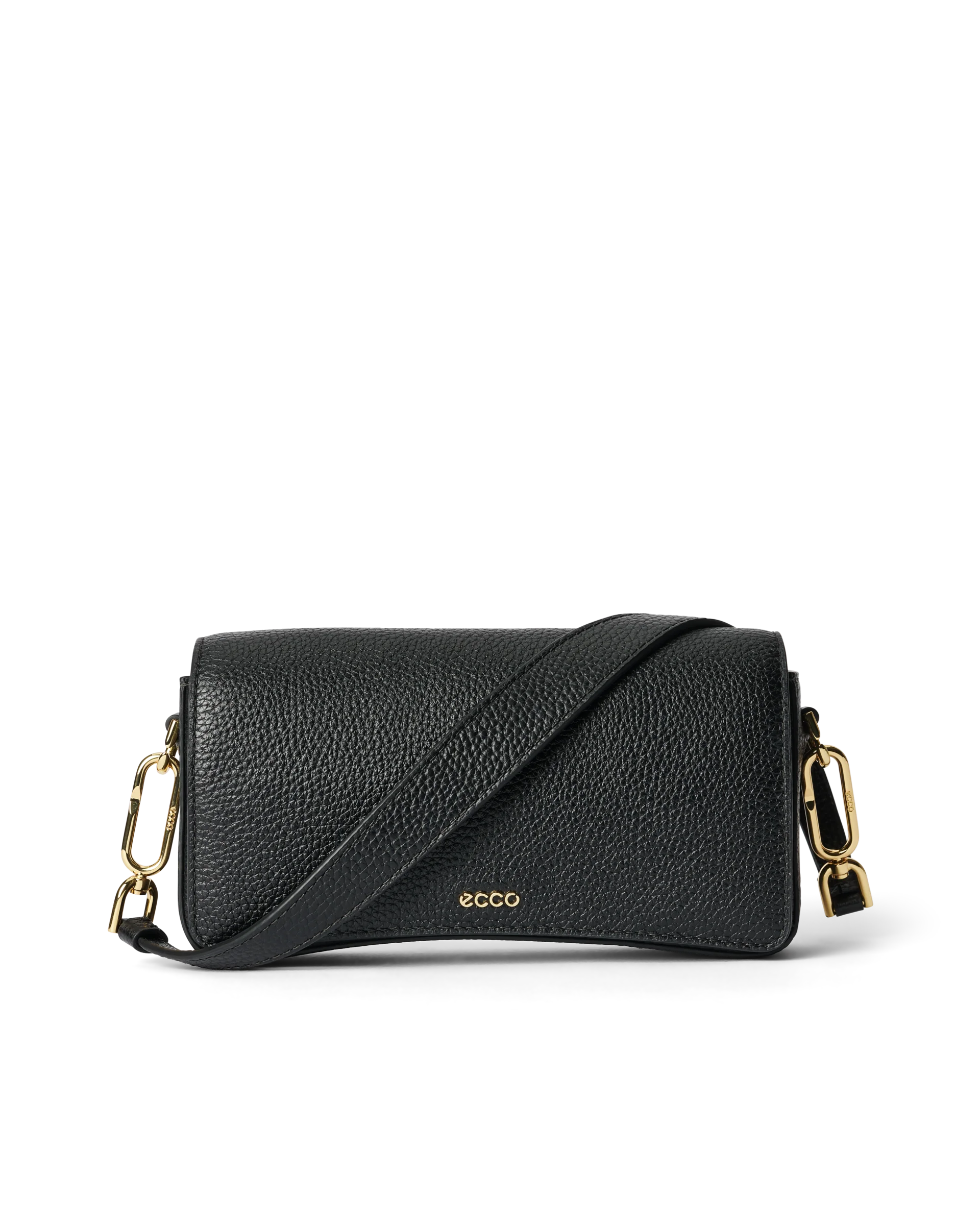 ECCO Pinch Bag Shopper aus Leder Schwarz 12X21,5X5,5 cm