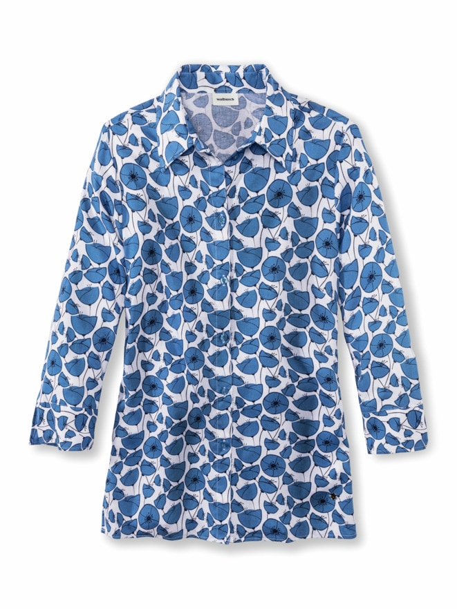 Bequem-Bluse Edel-Leinen